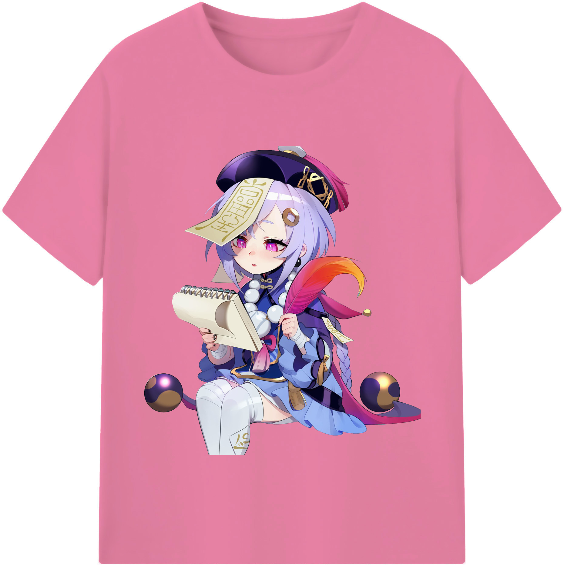 げんし神 七七 なな  genshin Nana 綿100％半袖Tシャツ（フロントプリント）